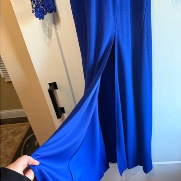 Lulus long sleeve prom dress size medium beautiful detail with lace up back - Picture 8 of 14